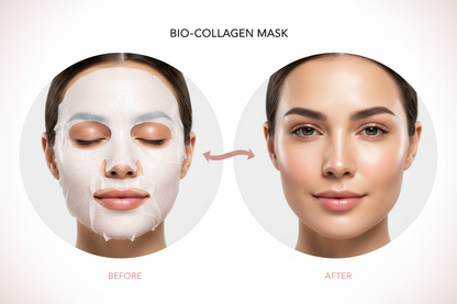 Bio-Collagen Mask Split Comparison