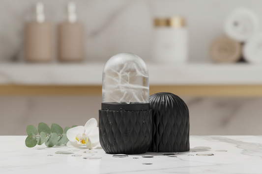 Ice Face Roller in spa setting
